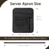 59'' Likesing Server Apron, Restaurant Serving Apron with Pockets for Waitress Hotel Bar, Waist Pouch with Adjustable