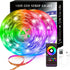 Lcutml 100FT Smart LED Strip Lights , RGB Strip Lights Sync to Music