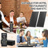 GlikCeil 16 4.25 11 Inch Pcs Restaurant Leather Menu Holders Single Panel Menu Covers for Wine Drinks List x Black Menu