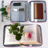 Bible Covers for Women, Girls Bible Bags, Kids Scripture Carrying Case with Handle Pockets (Pink-Marble)