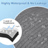 50 Pack 3 13 18 inch Black Dental Bibs Disposable Waterproof Dentist Bibs Sheet with No Leakage Poly Back, Ply x