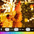 LitHome 35 66Ft 200 4th Color Changing Christmas String Lights Connectable, Colors LED Red White and Blue String Lights