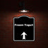 Frozen 15 18 inches Yogurt Black Sign Arrow Up Aluminum Composite Sign x