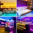 2835 200 (2 100 DAYBETTER Led Strip Lights Smart with App Control Remote, RGB for Bedroom, Music Sync Color Changing