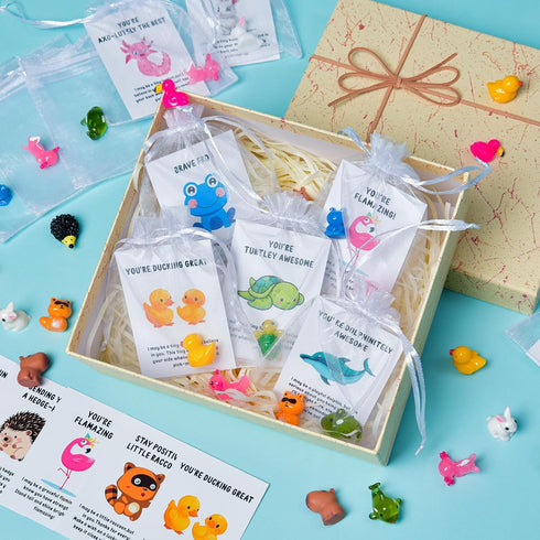 PAPPYN-A 60 Set Employee Appreciation Gifts Bulk for Coworkers Team Staff Thank You Gifts Organza Bags Back