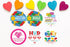 Tickle Bellies 12 Count Personalized Valentine Stickers for Kids Classroom Exchange Building Blocks Theme Custom Name