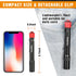 395nm EverBrite Red Light Flashlight with Blacklight UV/White Light, Multi-Function LED Pocket Pen Light, AAA Batteries