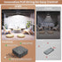 2000LM 3 IP65 Solar Shed Light Indoor Outdoor, Daytime Available Pendant Light with Pull String, Dusk to Dawn, Lighting