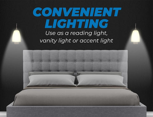 2 Pack 4 100 Westek LED Battery Operated Wall Sconce, - Hour Auto Shut-Off Wireless Wall Sconce, Lumens - Easy Install