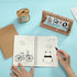 Mr. Pen Spiral Notebook: A5 Kraft Cover, 2 Pack, 80 Pages, Sketch Book, Drawing Notebook, Unlined Journal