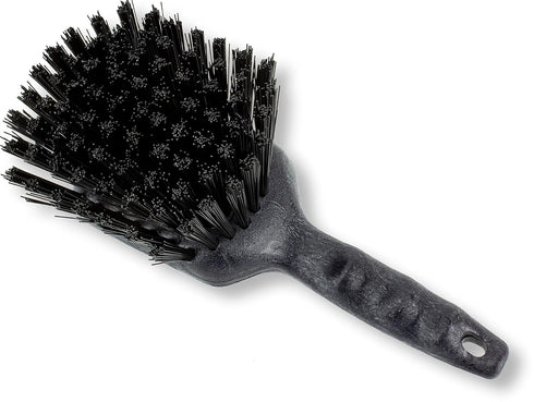 SPARTA 40541EC03 Black Plastic Scrub Brush, 8 Inches Utility Kitchen Brush with Hanging Hole for Cleaning
