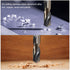uxcell Reduced Shank Drill Bit Set, 15mm 15.5mm Titanium Nitride Coated for Stainless Steel and Copper, 2pcs