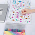 Sparkle Glitter Gel Pens, 1mm Fine Point Metallic Glitter Gel Pen Set for Journaling, Art Projects, Kids Coloring