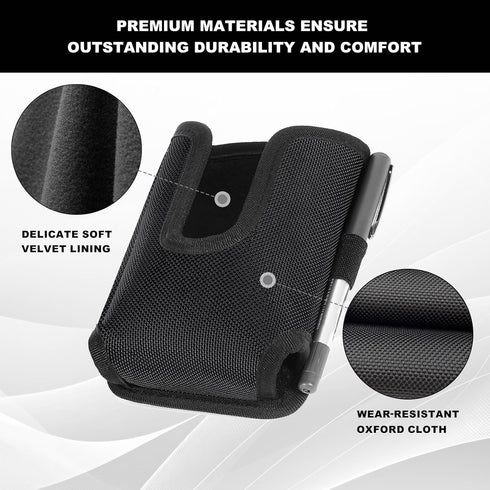 Vinanker Scanner Holster (Handle Series), Heavy Duty Metal Belt Clip, Durable & Thick Design, Comfortable
