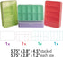The Beadsmith Personality Case, Color-Coded Organizers with 4 Stackable Boxes, 22 Compartments for Jewelry Storage