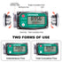 1 Inch Digital Turbine Fuel Flow Meter, 2.6-26 GPM Inline NPT Thread Flowmeter with 3/4 in Adapters for Water, Diesel,