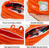 ZIPIT Monster Large Pencil Case for Boys - Pencil Pouch for School, College & Office (Orange)