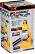 Performance Tool W1621 2-Ton (4,000 lbs.) Heavy Duty Hydraulic Bottle Jack, Yellow