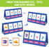 EAMAY CVC Word Building Desktop Pocket Chart Stand with Magnetic Write & Wipe Boards for Kids