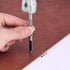 UNCO Hollow Leather Hole Punch Set, 6 pcs Steel Leather Punch Tool for Gasket and Hole Punching