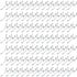 Shimeyao 100 Pcs Peg Board Shelving Hooks - Stainless Steel Display Hook for 1/8 1/4 Pegboard, 2 Inch