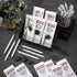 Sinload 36 Sets 0.7mm Inspirational You Rock Graduation Gifts Bulk Mechanical Pencil with Resin Smile Rock Stone Thank
