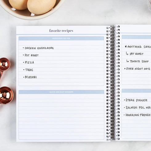 Erin Condren 7x9 Recipe Notebook by Erin Condren