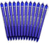sencoo 12 Pack Erasable Blue Gel Pens, Retractable Blue Ink Rollerball Pens for Students Office School Gifts