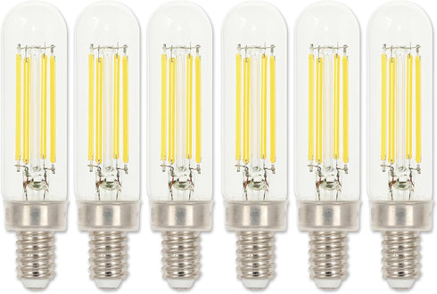 5334020 5 (60 T6 Dimmable Bulb, 6 Pack Westinghouse Lighting Watt Watt Equivalent) Clear Filament LED Light Candelabra