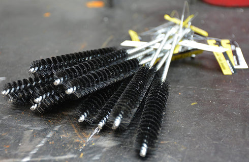 Hot Max 26207-12 Tube Brush Nylon 8-1/2" x 1/2" with Wire Loop Handle (12 Pack)