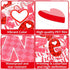 Valentine's Day Bulletin Board Decoration, 3D Heart Honeycombs Love is in The Air Cutouts for Classroom Decor