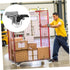 4pcs ULTECHNOVO Transparent Swivel Casters with Brake Wheels for Furniture Cabinets and Rolling Carts for Trade Shows
