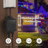 BN-LINK 7 Day Heavy Duty Digital Outdoor Timer, Dual Outlet, Weatherproof, Accurate for Lamps, Ponds, Christmas Lights