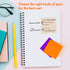 Transparent Sticky Notes, Pack of 12 Pads, 3" x 3" Translucent Sticky Notes Set, 600 Sheets for Annotating