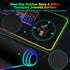 AIBICIDI 15W, 800x300x4mm, 13 RGB Gaming Mouse Pad with Wireless Charging XXL Extra Large LED Mousepad Light Modes