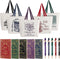 Fulmoon 5 Set Book Lovers Gifts, Includes Book Tote Bag, Notebooks, and Ballpoint Pens for Teacher Appreciation