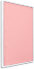 Essential Letter Board, White Frame with Pink Face, 18" x 12"W (84254)