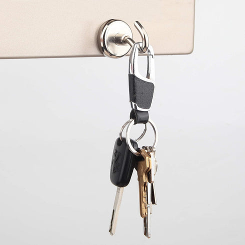 Magnetic Hooks - Strong Neodymium Rare Earth Magnet Hooks for Indoor Hanging, 22LBS, Pack of 24