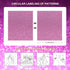 Amiya Purple Glitter Vinyl Contact Paper, Self Adhesive Sparkly Stick and Peel Wallpaper for Bedroom, Living Room