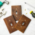 10 (8.2 13cm,Single DoubleFill Pcs Walnut Wood Switch Cover Brown Outlet Covers Wall Plate Decorative Boho Plug Plate