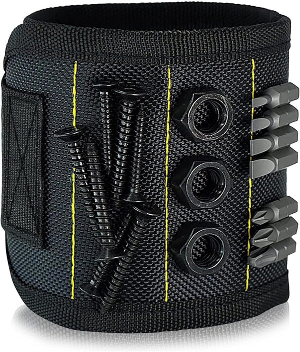 Magnetic Wristband for Holding Screw - With Strong Magnets, Made from Magnetic Polyester with Lightweight Powerful
