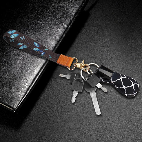 Yiflin Cute Wrist Lanyard for Keys, Keychain, Wallet, ID Holder, Cell Phone, Women’s Wristlet Key Chain Holder