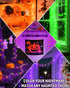 Kelumi 16.4ft 50 Halloween String Lights Battery Operated, Orange Purple and Green Lights with Timer Waterproof LED