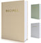 ZICOTO Aesthetic Blank Recipe Book with Waterproof Cover, Perfect Notebook to Organize Your Recipes