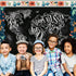 Whaline 70.8ft Travel The Map Bulletin Board Borders, Self-Adhesive World Map Trim for Classroom Decor