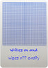 Flipside 1/4" Graph Dry Erase Board - 11" x 16"