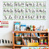 gisgfim 12 Pieces Cactus Alphabet Bulletin Board Strips Set, ABC Alphabet Banner & Number Border for Classroom,