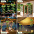 MEYCEMT Summer, 2 Pack 66 IP65 8-12 Solar Hanging Garden Lights for Spring LEDs Realistic Flower Vine Fairy String