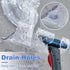 ANDGOO Razor Holder for Shower, Powerful Suction Cup Hooks for Towel, Loofah, Shaver, Suction Cup Hanger, No-Damage
