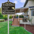 (2Pack) 36" 12 12 Inches 40Mil Large Video Surveillance Sign, No Trespassing Warning Sign, With Long Stake x Thick